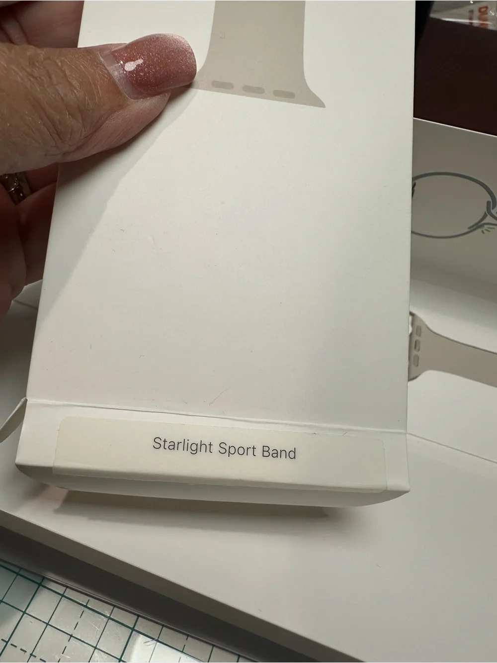 Apple Watch Starlight Sport Band - New in box